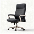 Office chair with adjustable height and fabric upholstery in gray 45 x 55 x 100cm