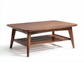 Wooden coffee table with open shelf for living room 100 x 60 x 45cm